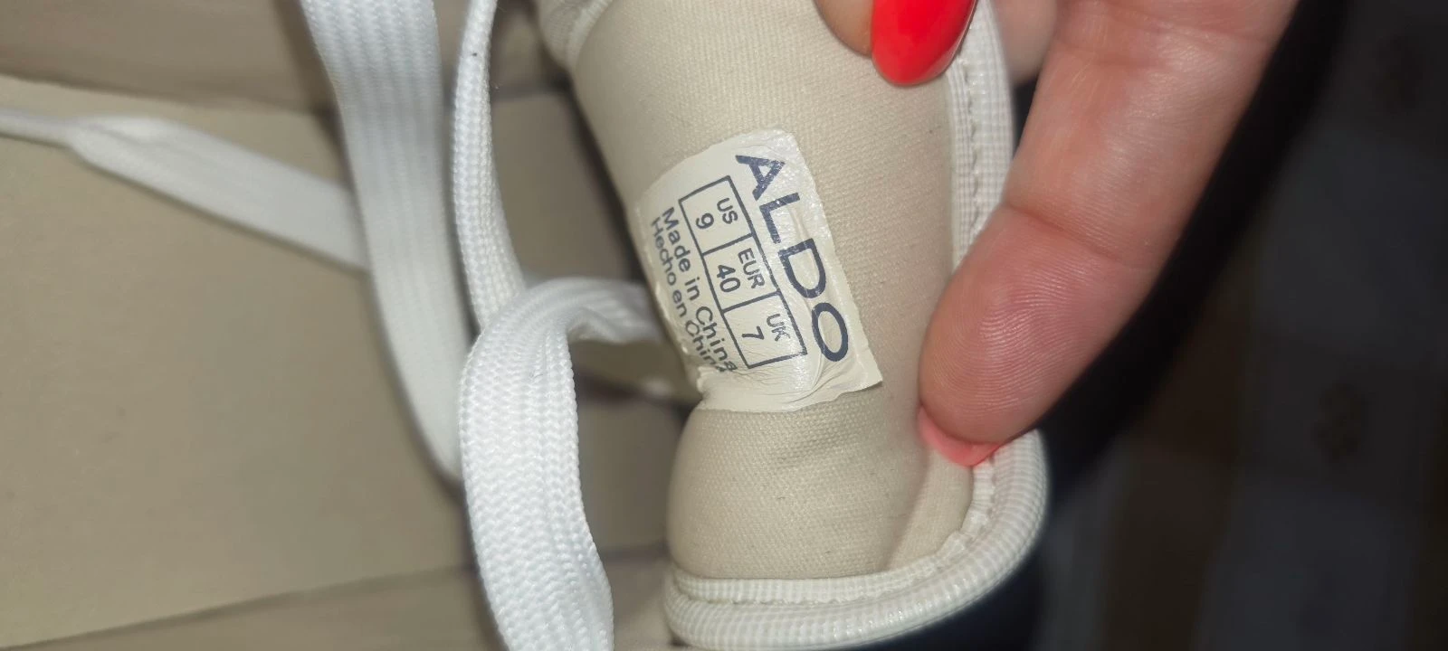 ALDO – White and gold sneakers – photo 8